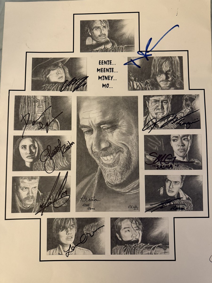 How it started and how it’s going….I’m almost done this project 🥹 #TWD