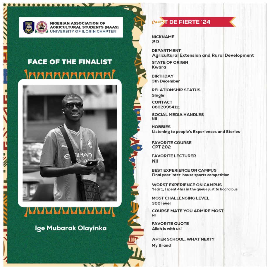 VertDeFierte's tweet photo. “We all have same 24 hrs” 

Faces of finalists 
VDF24 

Mubarak 🫡
Promise 🙌🏾 https://t.co/H2yYLS65ij