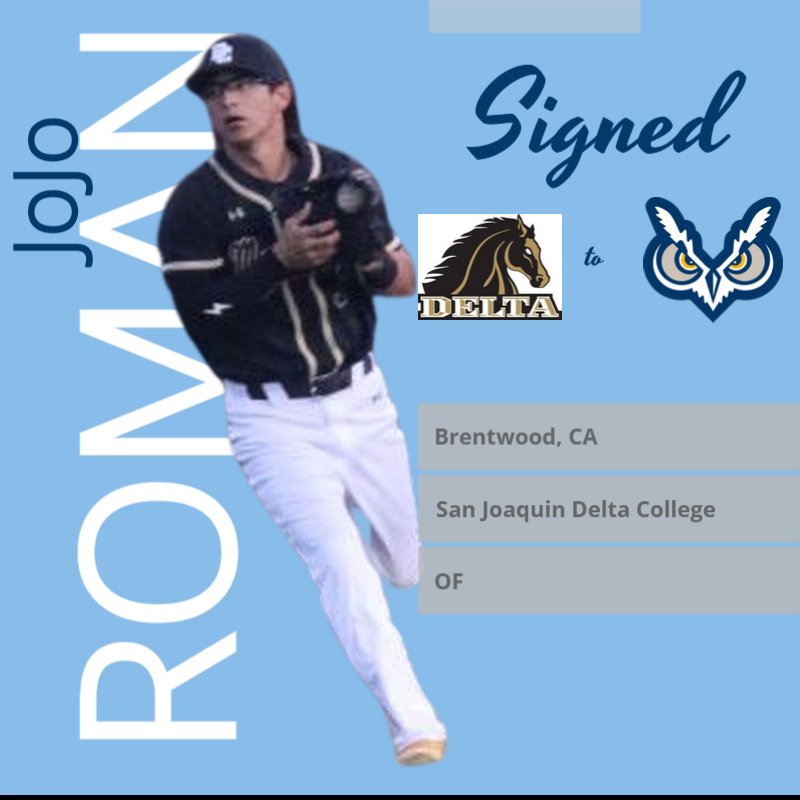 Oregon Tech Baseball (@oit_baseball) on Twitter photo Welcome <a href="/josephroman2022/">Jojo Roman</a> to the Tech Baseball Family. JoJo joins us after playing at <a href="/SJDCBaseball/">San Joaquin Delta College Baseball</a> . Excited to get to work. #TechYeah Welcome <a href="/josephroman2022/">Jojo Roman</a> to the Tech Baseball Family. JoJo joins us after playing at <a href="/SJDCBaseball/">San Joaquin Delta College Baseball</a> . Excited to get to work. #TechYeah