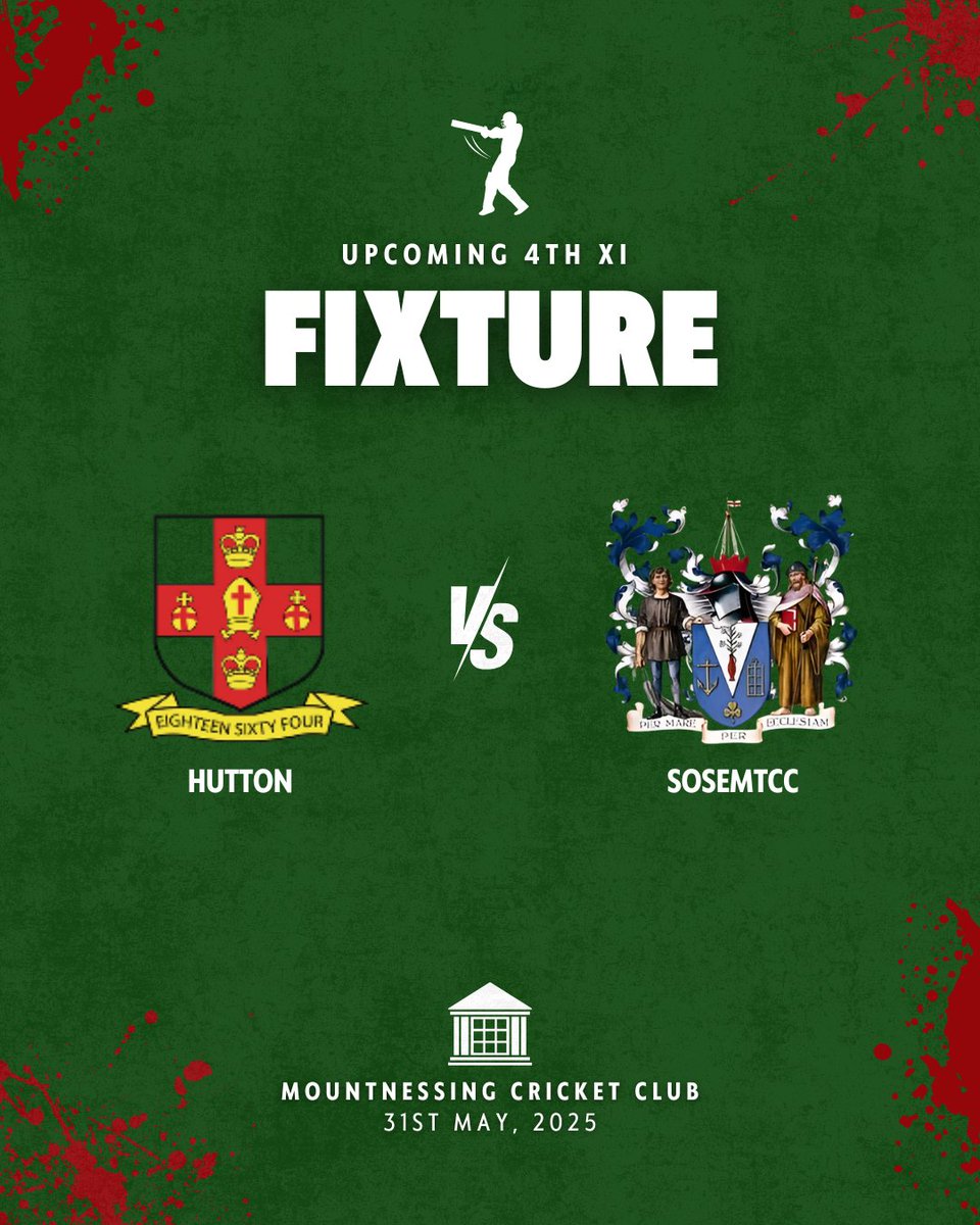 Our upcoming fixtures for our Saturday XIs!

Wishing all our teams the best of luck! 🏏