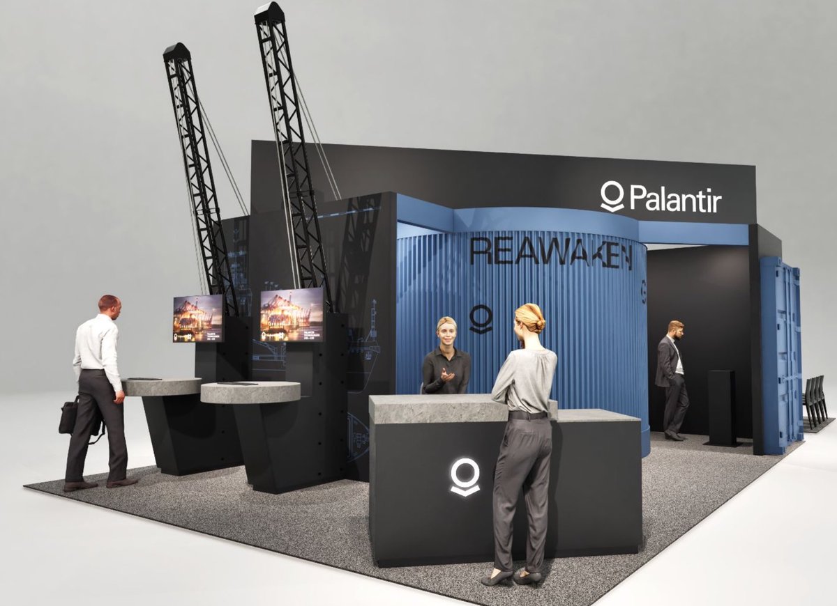 Eliano A. Younes (@elianoayounes) on Twitter photo Palantir is proud to sponsor the 2025 <a href="/scsp_ai/">Special Competitive Studies Project</a> AI Expo, June 2-4 in Washington, DC 🇺🇸.
Our exhibit’s theme: Shipbuilding ⚓️👷♂️🏗️
We’ll showcase how powerful software is unleashing shipbuilding capacity, today.
#SCSPAIExpo25 Palantir is proud to sponsor the 2025 <a href="/scsp_ai/">Special Competitive Studies Project</a> AI Expo, June 2-4 in Washington, DC 🇺🇸.
Our exhibit’s theme: Shipbuilding ⚓️👷♂️🏗️
We’ll showcase how powerful software is unleashing shipbuilding capacity, today.
#SCSPAIExpo25