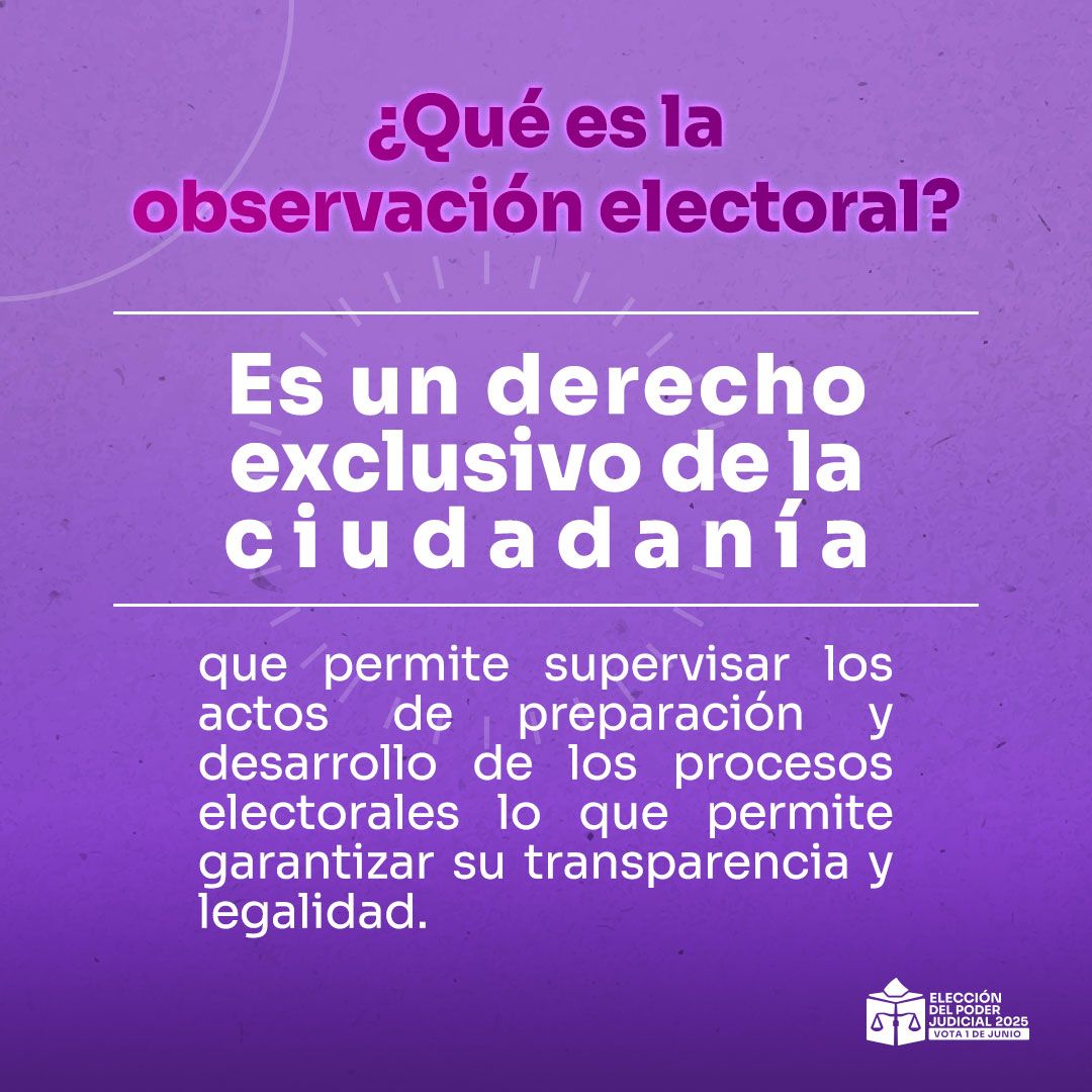 INEMexico's tweet photo. Desde los distritos hasta el cómputo nacional, el conteo de votos sigue un proceso claro y supervisado. Consulta las fechas y sigue de cerca cada paso de esta elección. #ABCpoderJudicialMX #VotaPoderJudicial2025mx https://t.co/HhZqifcwsq