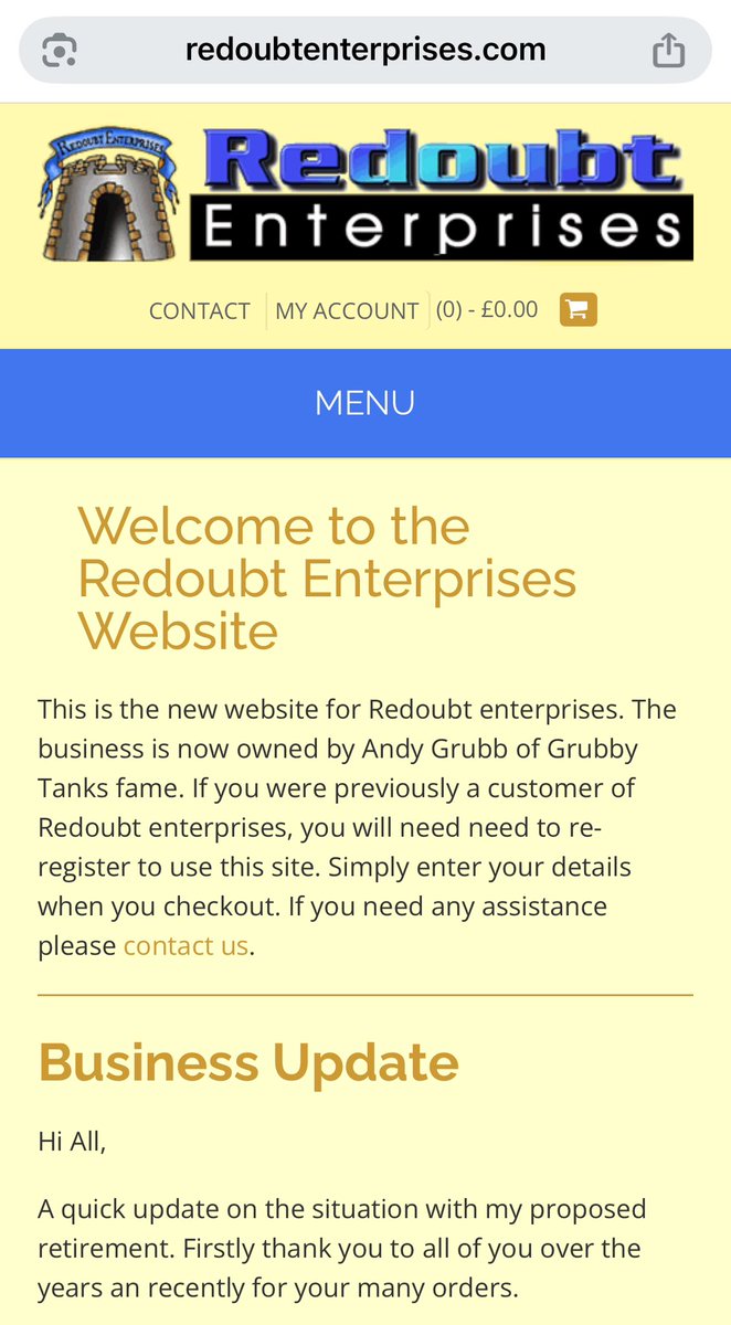 tinyterrain's tweet photo. I ordered with Redoubt for my planned #BoxerRebellion project on May 4th, but other than an email order acknowledgment have heard nothing. I have e-mailed Andy twice asking for an update with no reply. Should I be concerned? Any idea on order turnaround times? https://t.co/Mkz8BT2OGt
