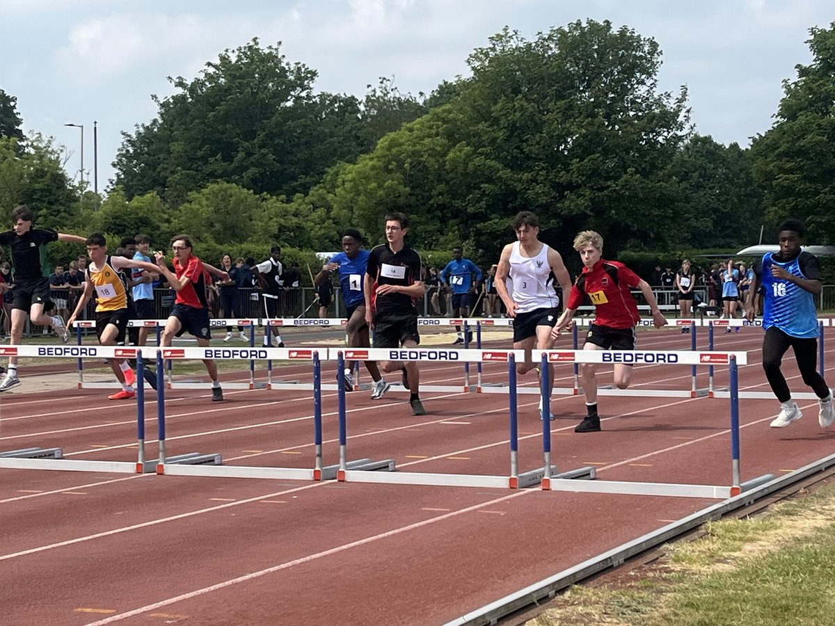 A superb day for our KS3&amp;4 athletes  taking 1 gold, 2 silvers, 3 bronze and a number of top 8 placings at the district track and field champs. Well done to Mia for breaking the district school hammer record and another ESAA qualifying mark 🙌