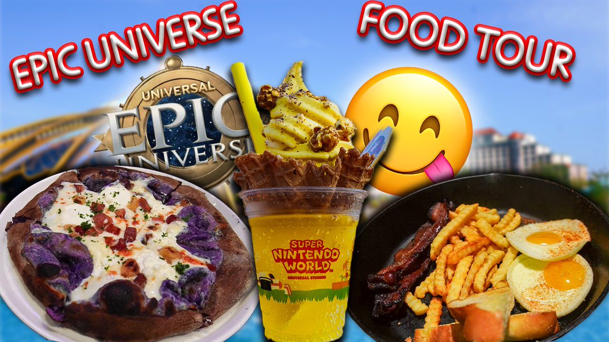 HallowedThrills's tweet image. 🚨New Video Alert🚨
Just dropped my full Epic Universe Food Tour video!
From purple pizza at Pizza Moon to a wild Blood Orange Chicken Sandwich at Das Stakehaus - I tried it ALL👀🔥
🎥Watch here 👉 youtu.be/z2WLO1ZI4fM
#EpicUniverse #UniversalOrlando #ThemeParkFood