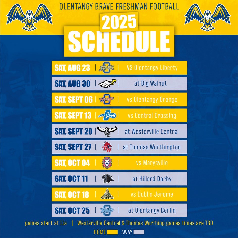 BRAVES!! The wait is over! The 2025 season is locked in, and the schedule is officially HERE. Time to circle those matchups, rally the squad, and get ready for an unforgettable ride. 🏆🔥