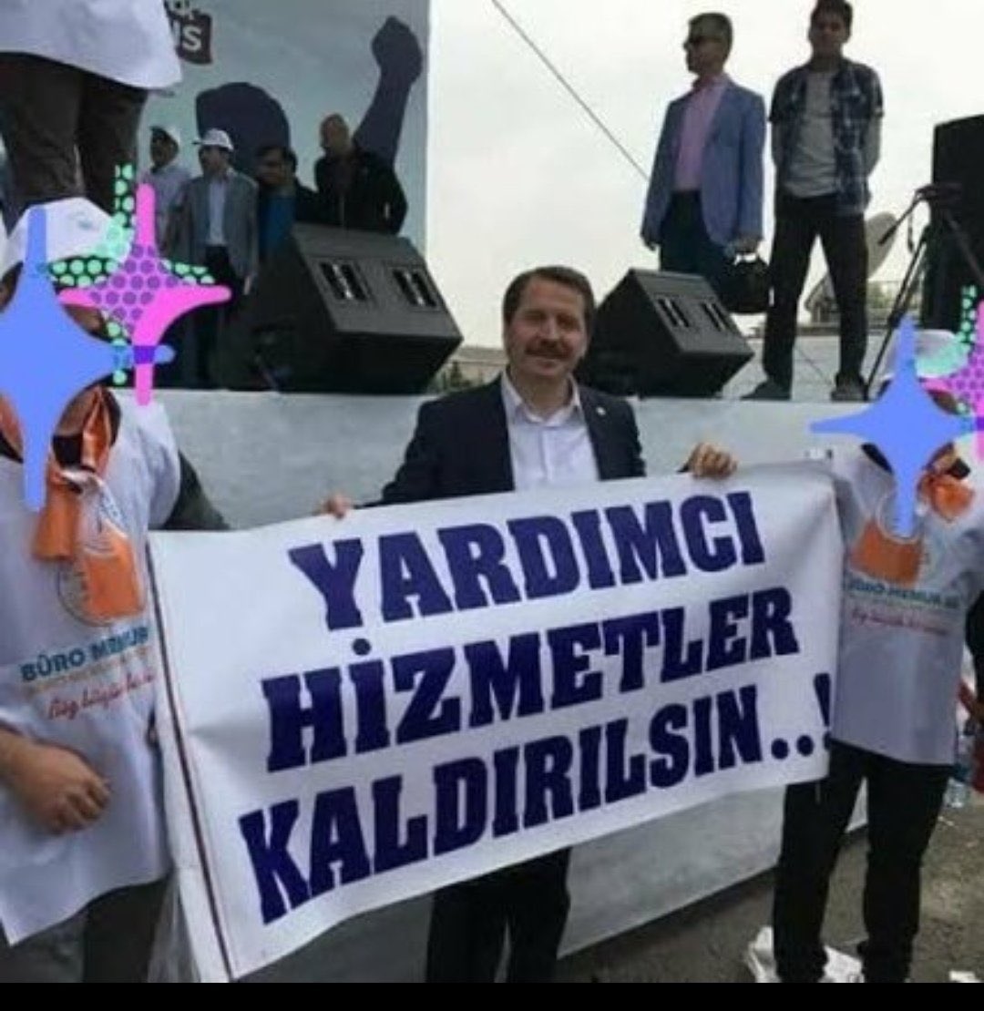 <a href="/_aliyalcin_/">Ali YALÇIN</a> Yine yardımcı hizmetler sınıfı yok 
Allah ım bizi bu insanlarla sınandığın için bize sabır ver.
İşte kırmızı çizginiz toplu sözleşmeye kadar hani yardımcı hizmetler sınıfı ilk günden maddesidir sayın başkan <a href="/_aliyalcin_/">Ali YALÇIN</a> 
#YardımcıHizmetlerSınıfı 
<a href="/MemurSenKonf/">Memur-Sen</a> 
<a href="/KaanCetinbas/">Kaan Çetinbaş</a>