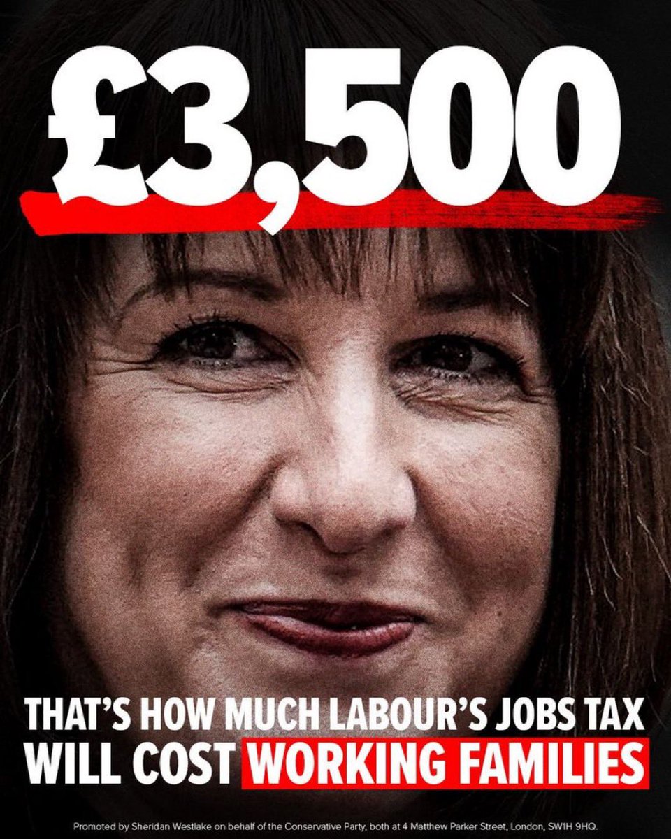 It’s time Labour’s Rachel Reeves resigned. 

Rising inflation.
Higher taxes.
Higher bills. 
Less jobs. 
Soaring unemployment.

She’s been a disaster from day one and it’s costing us all, from pensioners, to farmers, families, businesses and working people.