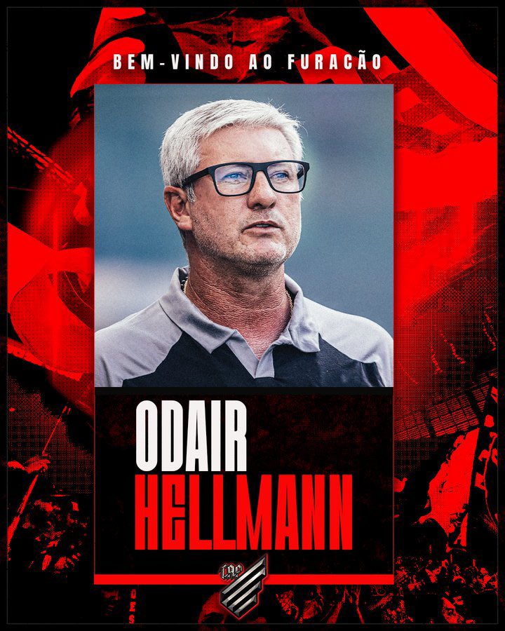 FutverseFC's tweet photo. 🚨OFICIAL: Odair Hellmann é o novo técnico do Athletico-PR. https://t.co/BMLz9CLy4x