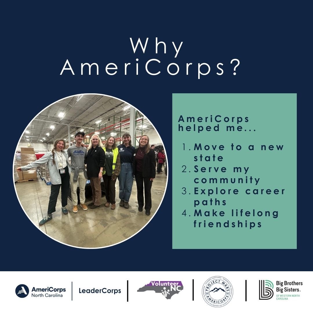 VolunteerNC's tweet image. It’s day 3 with this week’s #LeaderCorps Spotlights, Neil Perl and Claire Klima! Continue following along to learn why they chose to serve with #ProjectMARS #AmeriCorps!
