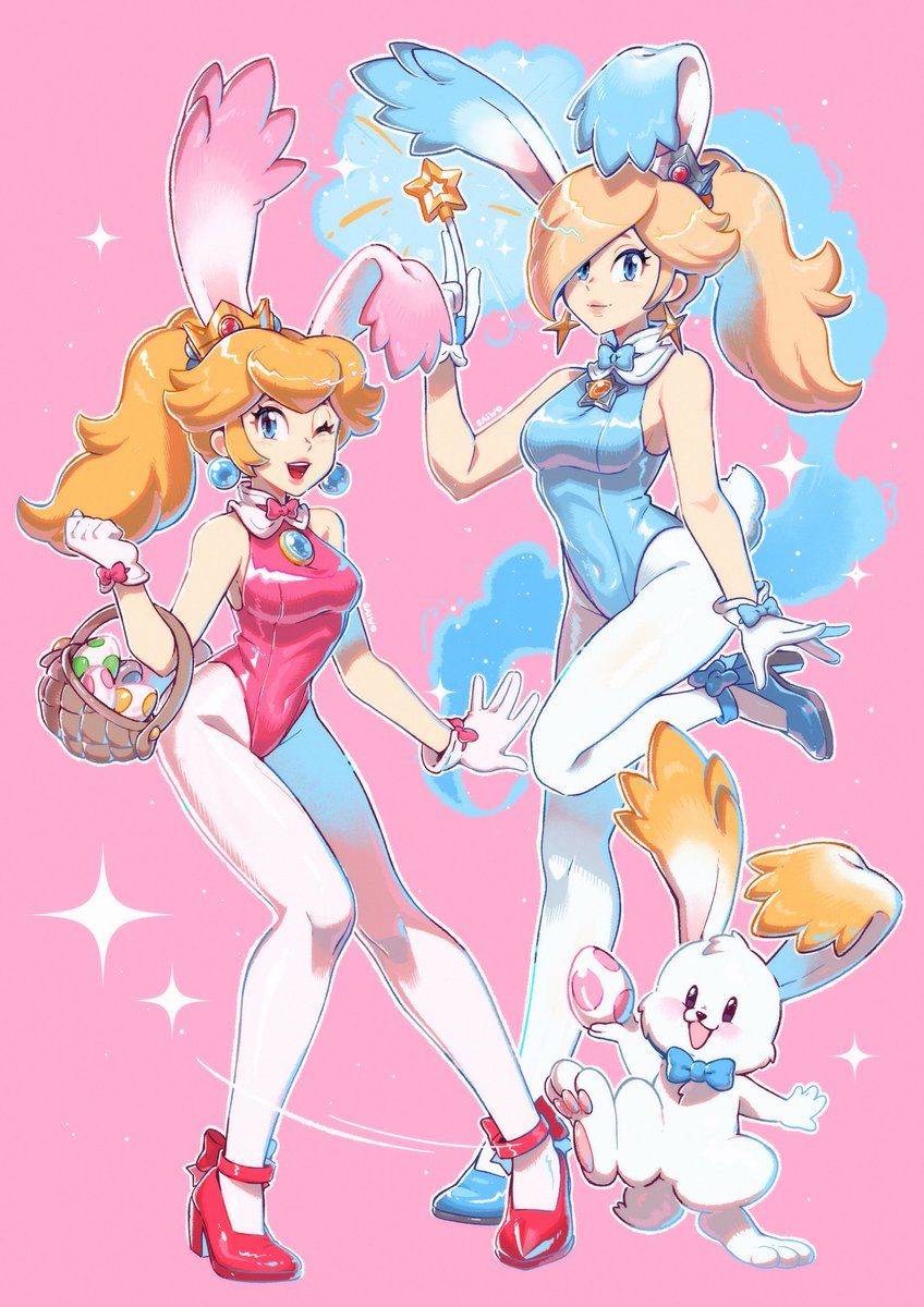 saiwoart's tweet image. 🐰✨BUNNY PRINCESSES✨🐰

Hop into this adventure with Peach, Rosalina and the Star Bunny! You wont regret it! 🐰🕳️

//Speedpaint on Patre0n//