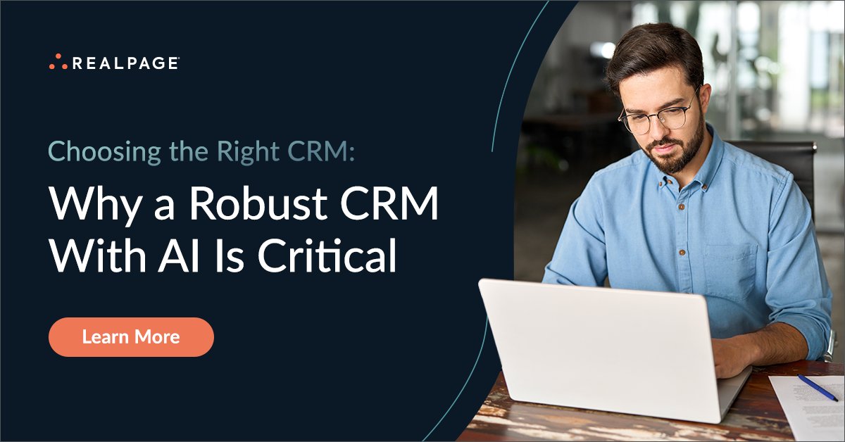 Are you getting the most out of your CRM?

The right multifamily CRM, enabled with AI, unlocks advantages like improved operational efficiency, streamlined lead management, enhanced resident satisfaction and data-driven decision-making. But how do you go beyond just “a CRM