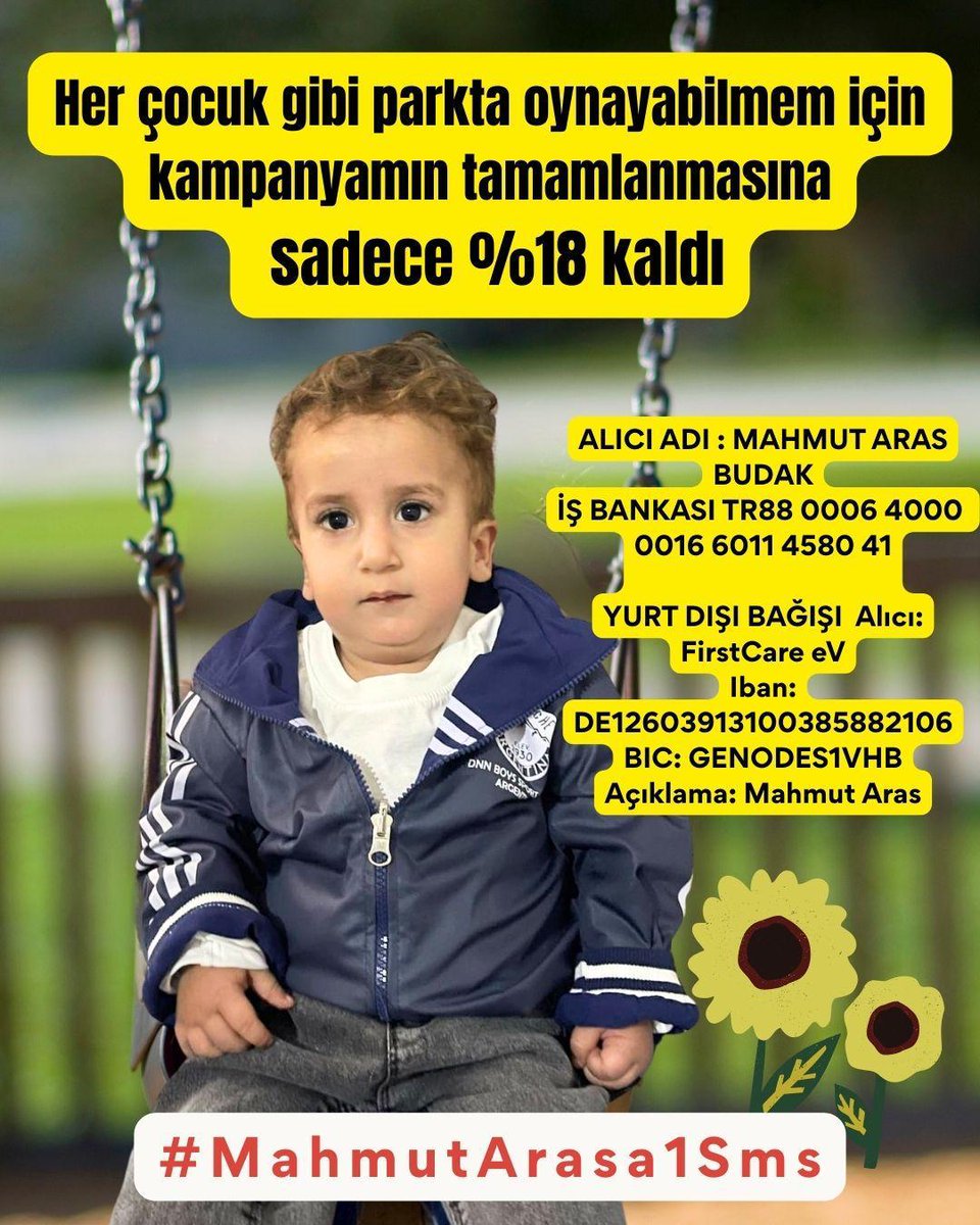 Iyilik muhteşem bir şeydir .
 bire bin veren en güzel tohumdur ..
Haydi hep birlikte Mahmut Aras  için iyilikte buluşalım 🙏

#MahmutArasa1Sms