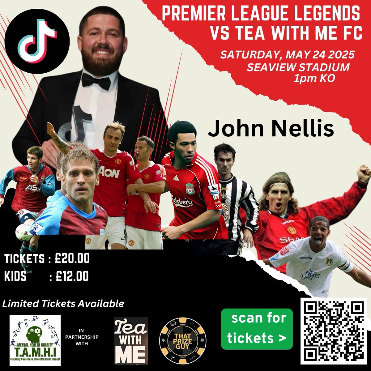 Some big names playing for Shane Todd Tea with me FC