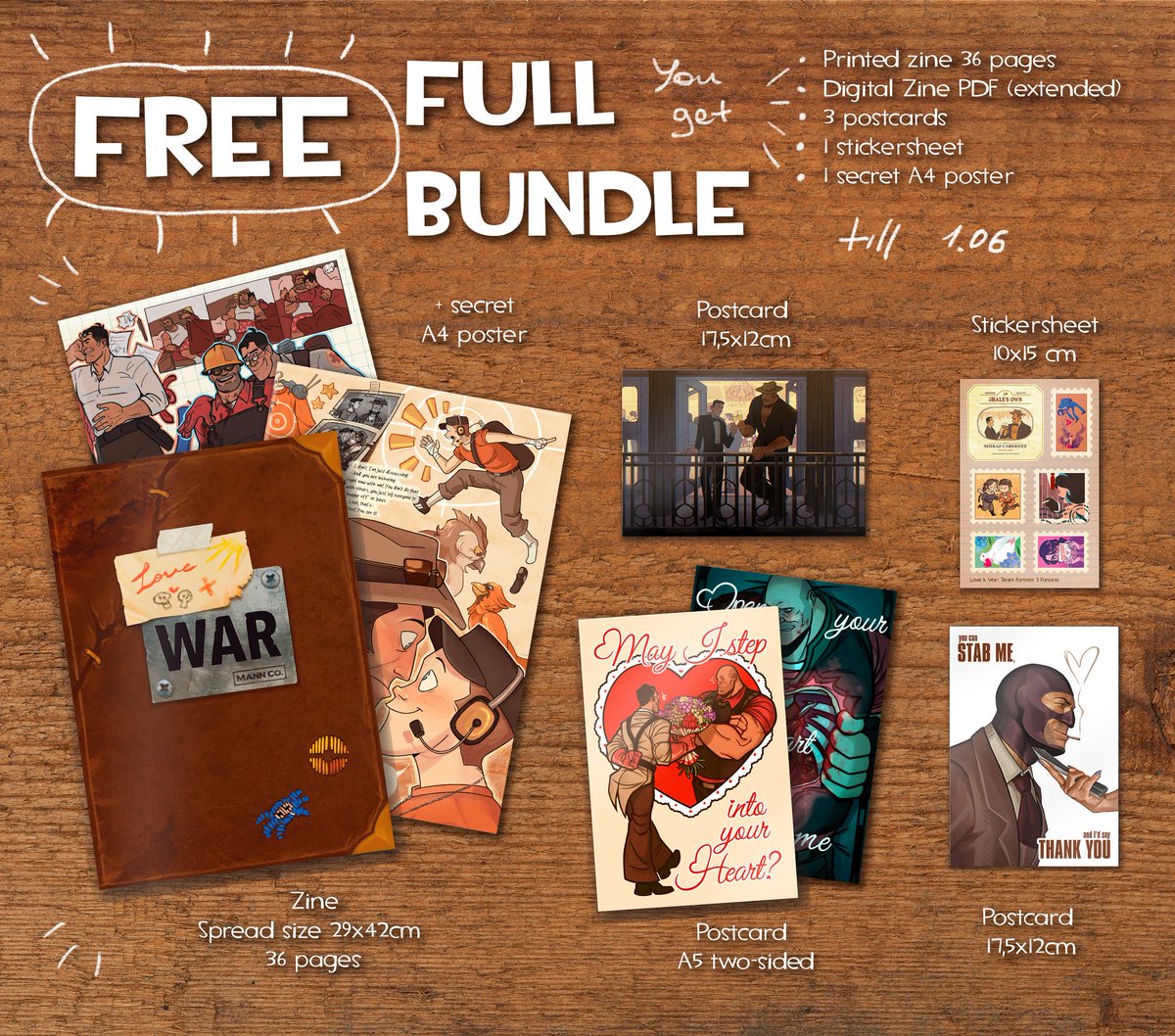 Love & War: Team Fortress 2 Fanzine tweet media