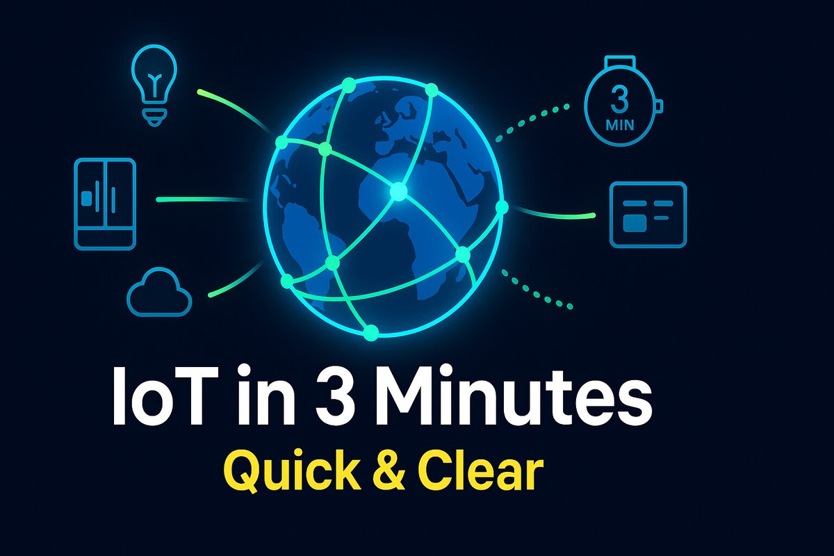 TeamEdueng's tweet photo. 🌐 What is IoT and why is everyone talking about it?
In just 3 minutes, this video breaks down the concept of the Internet of Things (IoT) in a quick, and beginner-friendly way.

📺 Watch now :https://t.co/VRke1fEOsm

#IoT #InternetOfThings #SmartDevices #LearnIoT #QuickTech https://t.co/rrOSOJqEB6