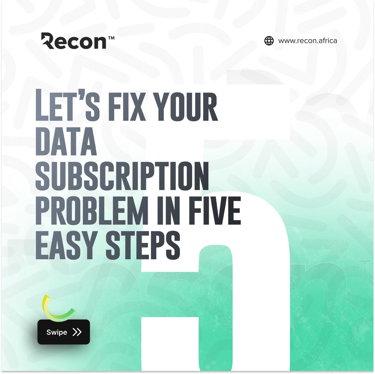 UseRecon's tweet photo. Buying data shouldn’t be so complicated.

Here are five easy steps to get data from the Recon app👇🏽👇🏽 https://t.co/2p8xXNK35A