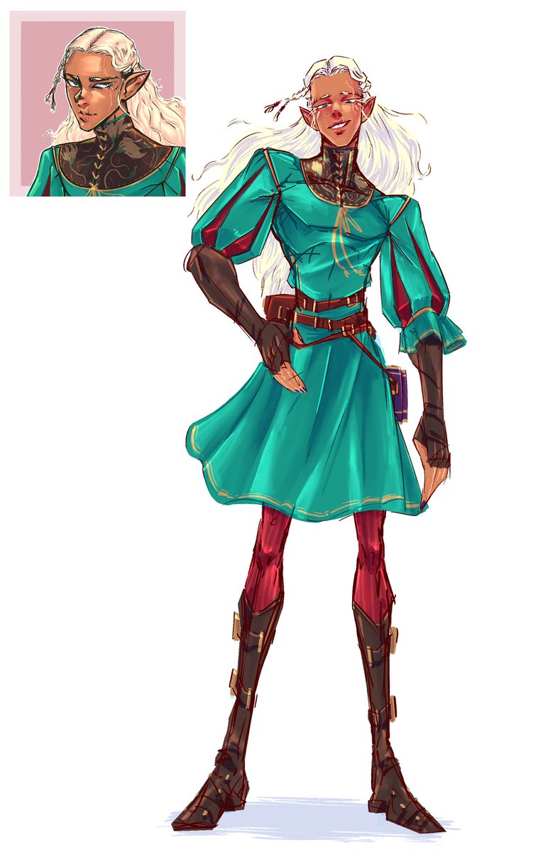 My dnd character Leonidas! Guess what class he is lol