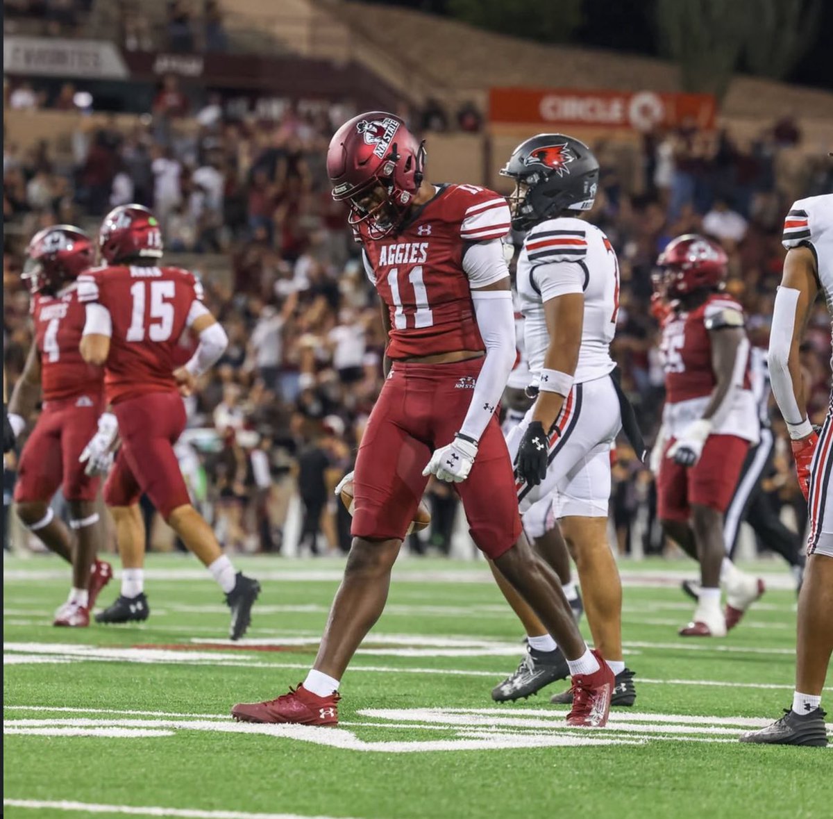 Landon Kalsbeck (@landonkalsbeck) on Twitter photo #AGTG After a great conversation with <a href="/jbmorriscoach/">Joe Morris</a> I am blessed and excited to have earned an offer from New Mexico State University‼️ #AggieUp
<a href="/CoachHen_1/">Jared Hensley</a> <a href="/DakotaRidgeFB/">DakotaRidgeFootball</a> <a href="/DRidgeCoachB1/">Jeremiah Behrendsen</a> <a href="/TeamFullGorilla/">Team Full Gorilla</a> <a href="/ProStarSports/">Paul Sheehy</a> #AGTG After a great conversation with <a href="/jbmorriscoach/">Joe Morris</a> I am blessed and excited to have earned an offer from New Mexico State University‼️ #AggieUp
<a href="/CoachHen_1/">Jared Hensley</a> <a href="/DakotaRidgeFB/">DakotaRidgeFootball</a> <a href="/DRidgeCoachB1/">Jeremiah Behrendsen</a> <a href="/TeamFullGorilla/">Team Full Gorilla</a> <a href="/ProStarSports/">Paul Sheehy</a>