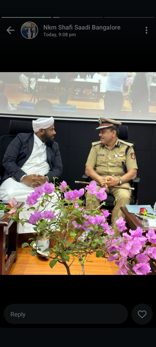 ರಾಜ್ಯದ ನೂತನ ಪೊಲೀಸ್ ಮಹಾ ನಿರ್ದೇಶಕರಾಗಿ ಆಯ್ಕೆಯಾದ ಡಾ.ಎಂ.ಎ ಸಲೀಂ ರವರಿಗೆ ಹೃದಯಾಂತರಾಳದ ಅಭಿನಂದನೆಗಳು. ಪ್ರಾಮಾಣಿಕ,ದಕ್ಷ , ನ್ಯಾಯಯುತವಾಗಿ ಅಧಿಕಾರ ಮುನ್ನಡೆಸಲು ತಮಗೆ ಇಲಾಹನು ಶಕ್ತಿ ಮತ್ತು ಸಾಮರ್ಥ್ಯ ನೀಡಲಿ ಎಂಬ ಪ್ರಾರ್ಥನೆ ಮಾಡುತ್ತೇನೆ. 
<a href="/masaleemips/">M A Saleem IPS</a>
#masaleem