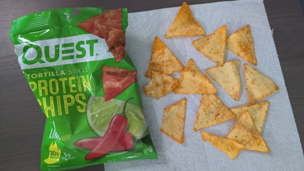 CommanderSteve7's tweet photo. @QuestNutrition I'm sad to say this batch came well under expectations.  Racked with fear of the quality of tomorrow's bag sitting in the pantry. https://t.co/mKnbOEzIfB