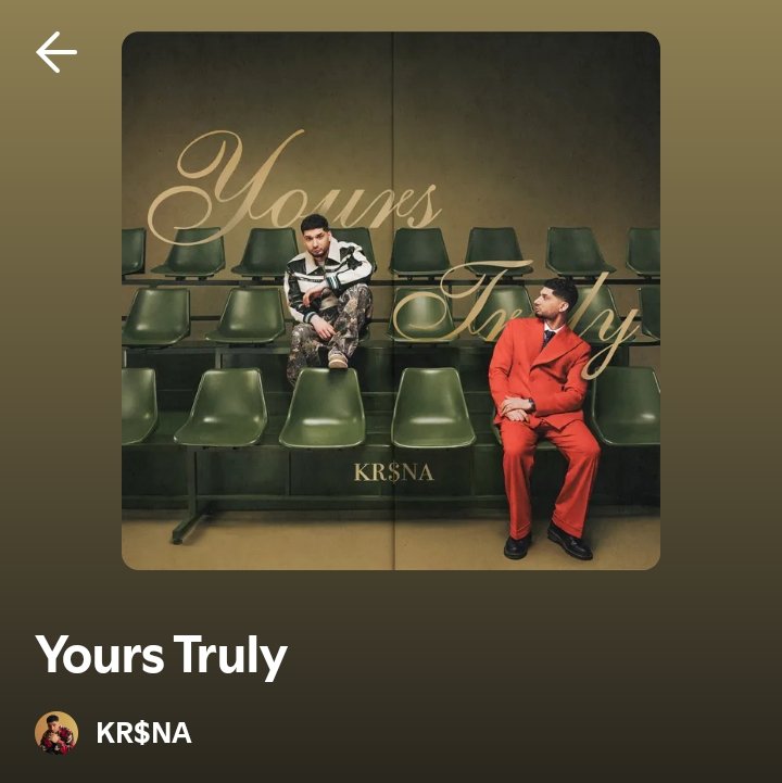 YOURS TRULY KRSNA
OUT NOW