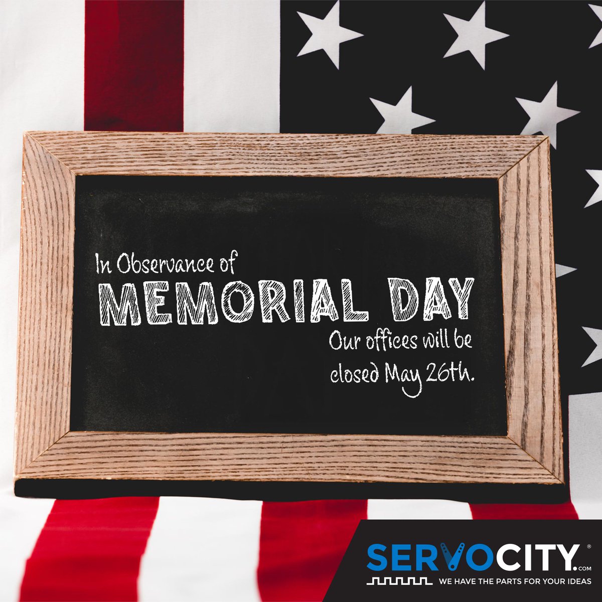 In observance of Memorial Day, we’ll be closed May 26th. Orders placed after 12pm CST on May 23rd will begin shipping on May 27th.