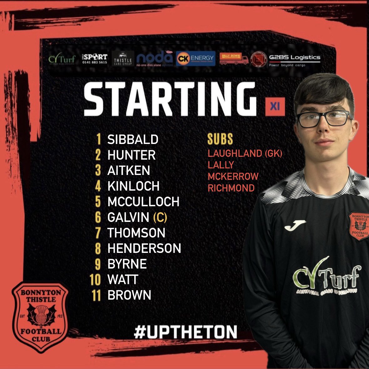 Bonnyton Thistle U20s (@bonnyton20s) on Twitter photo 📋 Tonight’s <a href="/OfficialWoSFDL/">West of Scotland Football Development League</a> starting lineup in our last game of the season👇🏼
#WeAreBonnyton #UpTheTon 📋 Tonight’s <a href="/OfficialWoSFDL/">West of Scotland Football Development League</a> starting lineup in our last game of the season👇🏼
#WeAreBonnyton #UpTheTon