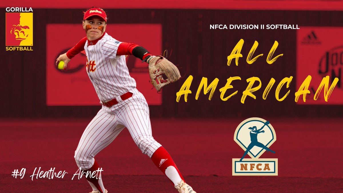 🚨ALL-AMERICAN🚨

Heather Arnett earns NFCA All-America recognition after a big junior season for the Gorillas 🦍🥎

Arnett is a 2nd team All-America selection.

<a href="/Gorilla_SFB/">Pitt State Softball 🥎</a>|<a href="/pittstate/">Pittsburg State</a>