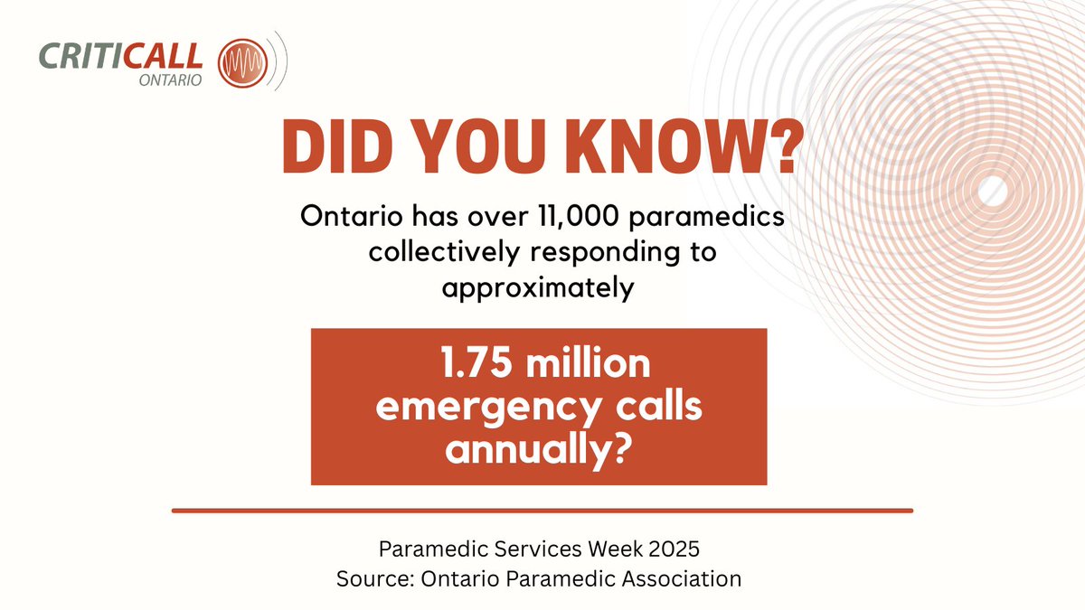 A big thank you to all the #paramedics that #careforeveryone!
#paramedicservicesweek