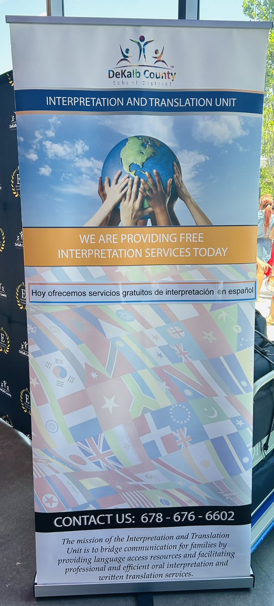 Dr. Norman C. Sauce III (@drnormancsauce3) on Twitter photo Happening Now: <a href="/DeKalbSchools/">DeKalb Schools, GA</a> Interpretation & Translation Unit is present, accounted for, & ready to serve <a href="/GeorgiaStateU/">Georgia State University</a> Convocation Center! We’ve got 23 commencement ceremonies in the next 5 days-supporting families to enjoy w/ our 178 home languages-you know where to find us! Happening Now: <a href="/DeKalbSchools/">DeKalb Schools, GA</a> Interpretation & Translation Unit is present, accounted for, & ready to serve <a href="/GeorgiaStateU/">Georgia State University</a> Convocation Center! We’ve got 23 commencement ceremonies in the next 5 days-supporting families to enjoy w/ our 178 home languages-you know where to find us!