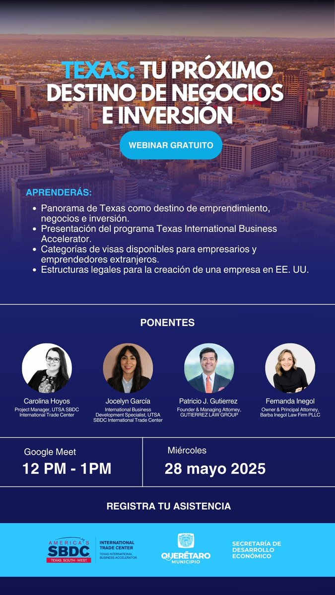 UTSA SBDC International Trade Center tweet media