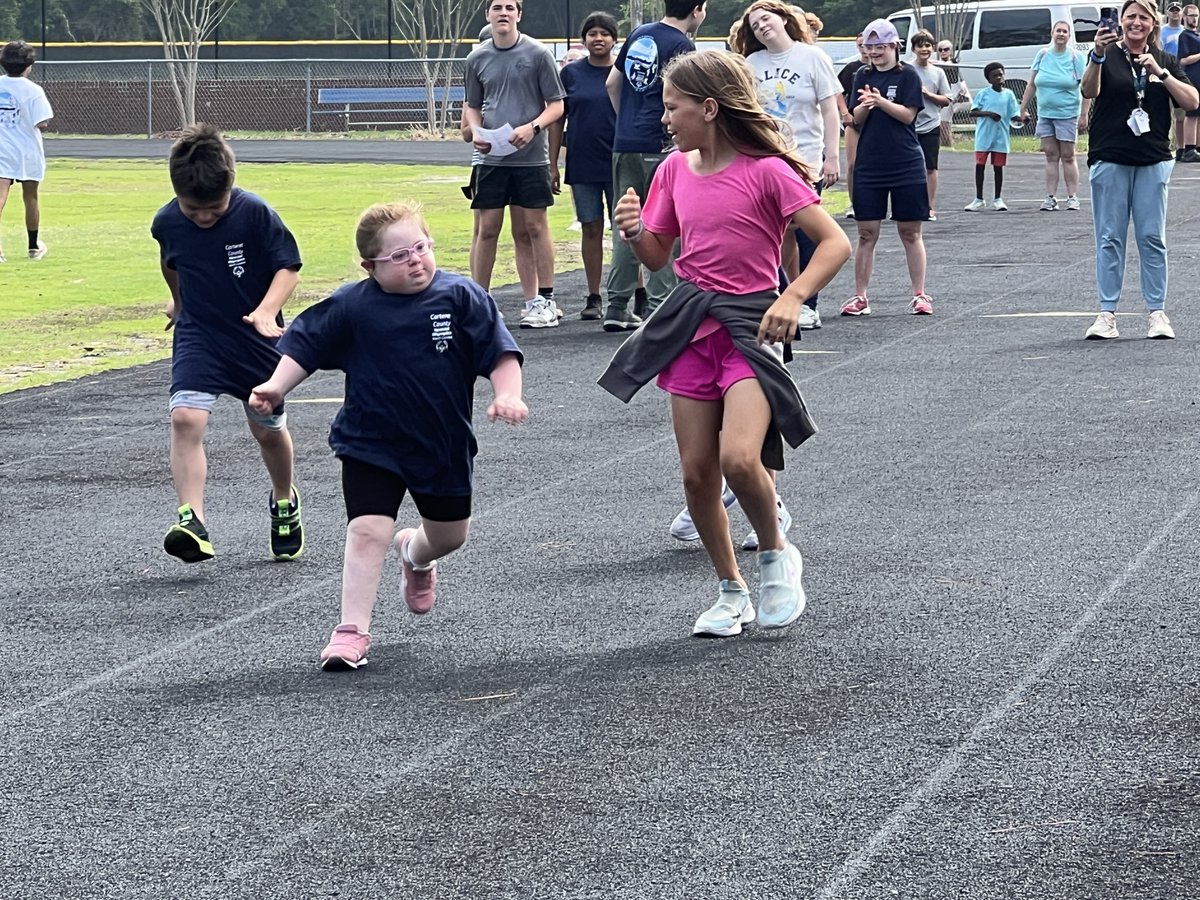 It has bee an amazing day at the Special Olympics Spring Games at West Carteret! 🏅💙 Huge thanks to Ms. Darlene, Carteret County Parks &amp; Rec, and Debra Belknap for making it all happen! 👏🌟

#SpecialOlympics #CCPSEngageEducateEmpower #SpringGames2025 🎉