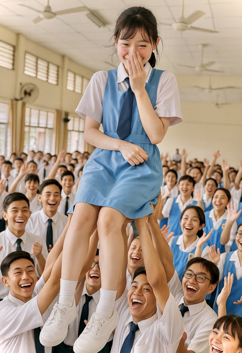 Won a tiny award… and my friends celebrated by lifting me up like I’d just won an Oscar. 😳🙈  

Why are you guys like this? (…but also, love you guys. 🥹)