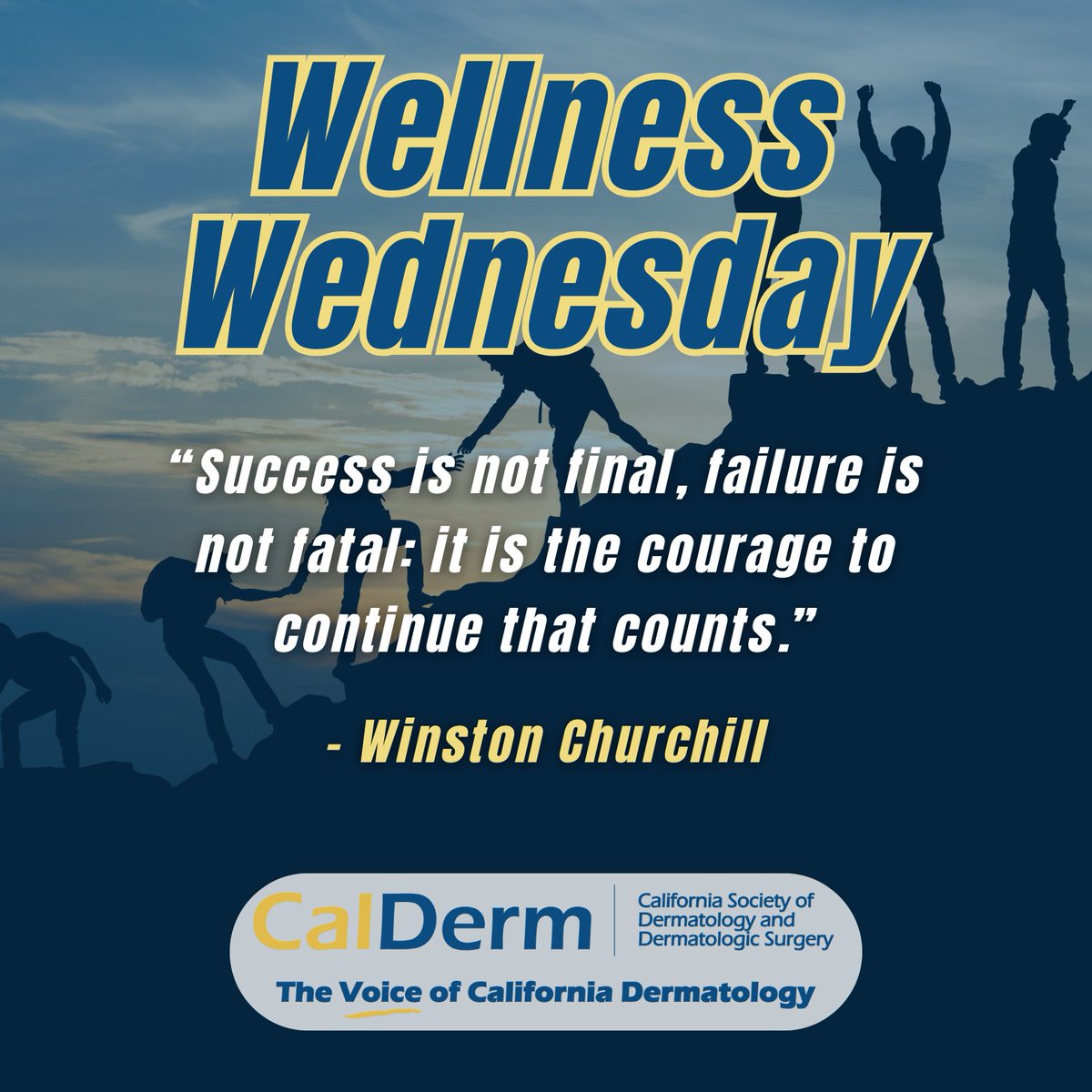 🌟 Wellness Wednesday 🌟

At CalDerm, we believe that resilience and perseverance are key not only in life, but in health and healing too. 💪

Let this be your midweek motivation to keep pushing forward — one step at a time.🚶‍♀️