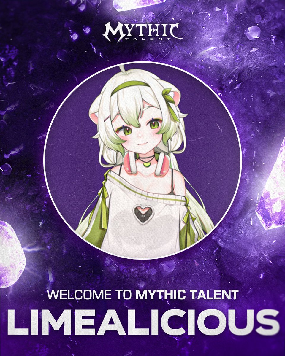 Mythic Talent (@mythictalent) on Twitter photo This little ferret weaseled her way onto our roster!!
Everyone please welcome <a href="/Laimulicious/">Laimu / Limealicious 🍋🟩</a> to the Mythic team!! 💜 This little ferret weaseled her way onto our roster!!
Everyone please welcome <a href="/Laimulicious/">Laimu / Limealicious 🍋🟩</a> to the Mythic team!! 💜