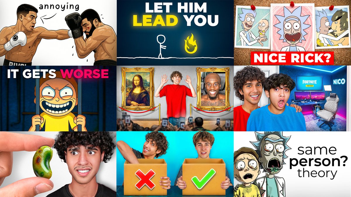 Recent thumbnails!

Which one is your favorite?

Need thumbnail? Send me a DM!