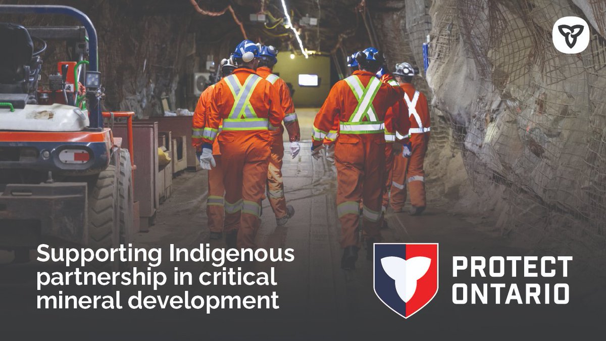 Our government is investing $3.1 billion in loans, grants and scholarships to support Indigenous participation, partnership and ownership in Ontario’s critical mineral supply chain.

This is how we build a more competitive and resilient economy. 

🔗:news.ontario.ca/en/release/100…