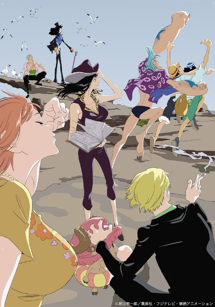 Creuffy1's tweet image. Nouvelle affiche officielle des mugiwara pré-ellipse !