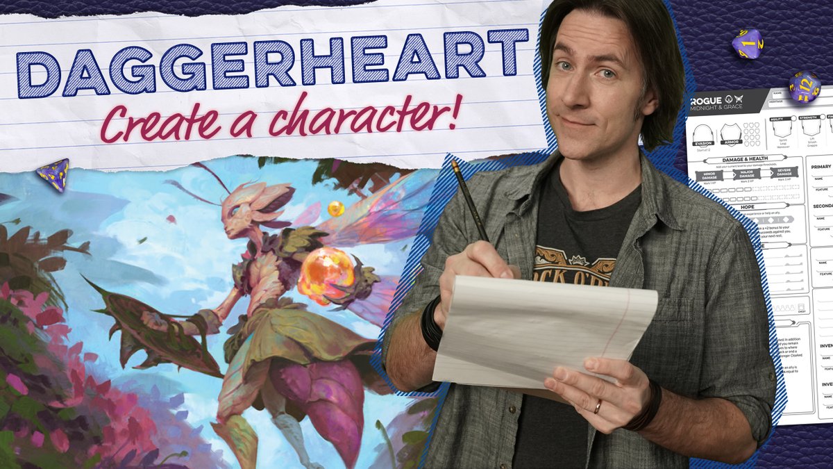 Darrington Press (@darringtonpress) on Twitter photo Check out our new how-to series for #Daggerheart, Get Your Sheet Together!
Episodes 1 & 2, where <a href="/matthewmercer/">Matthew Mercer</a> walks through the Core Mechanics of the game & Character Creation, are out now on the CR & DRP YouTubes & Beacon.
Watch now: bit.ly/4kru4B9 Check out our new how-to series for #Daggerheart, Get Your Sheet Together!
Episodes 1 & 2, where <a href="/matthewmercer/">Matthew Mercer</a> walks through the Core Mechanics of the game & Character Creation, are out now on the CR & DRP YouTubes & Beacon.
Watch now: bit.ly/4kru4B9