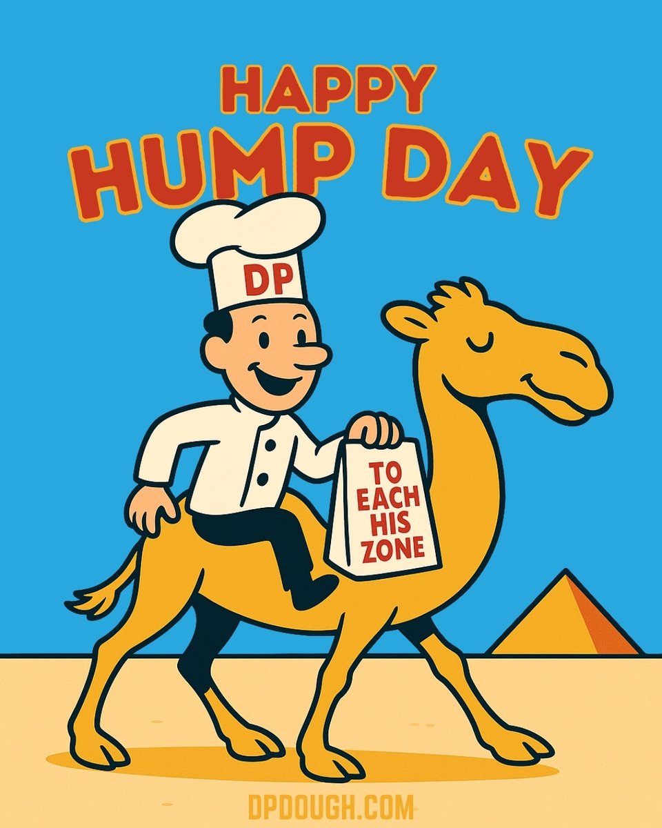 It’s Hump Day, and we’re riding through the week one calzone at a time! No better way to conquer Wednesday than with a hot, cheesy Zone delivered straight to you.

Order online at dpdough.com