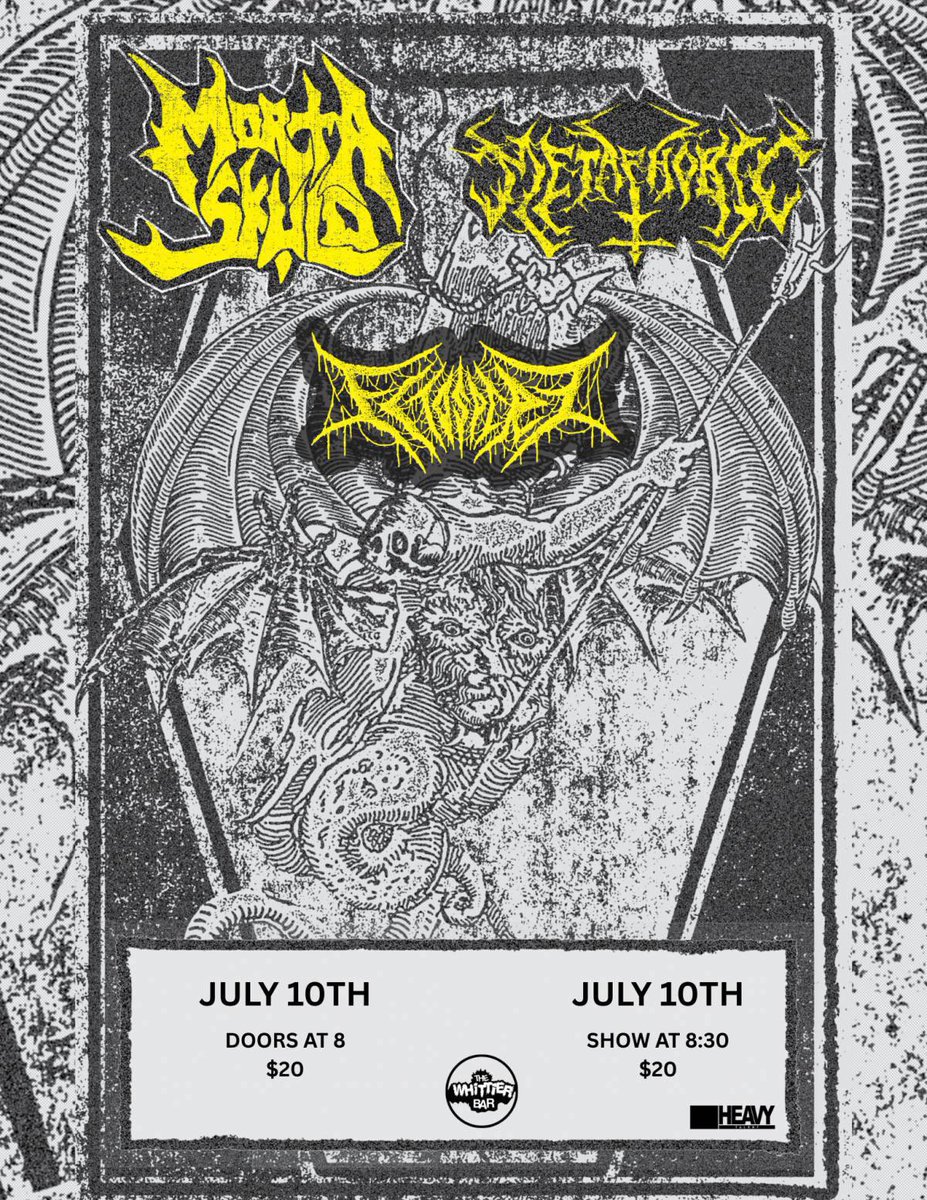 ectospire's tweet photo. This is gonna be our EP release show. Ripping our home bar with the legendary Morta Skuld and one of the best up and comers Metaphobic 🔥🔥🔥 https://t.co/mAWrZirmhS