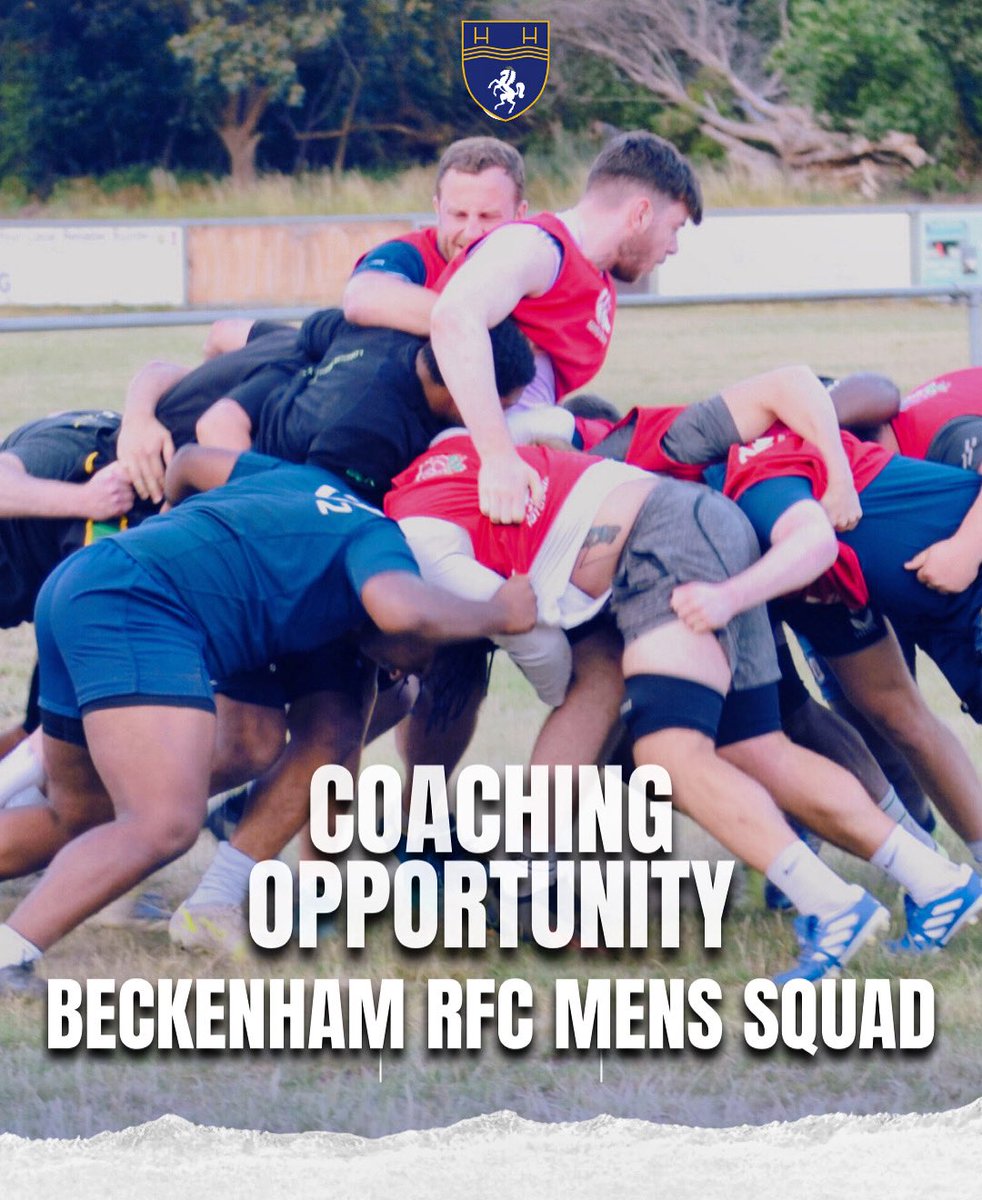Beckenham RFC (@beckenhamrfc) on Twitter photo Interested in coaching our men’s senior squads alongside our existing coaching team?
Contact our Mens DoR John Eaton for info: johneaton1976@hotmail.co.uk
#blueandgold Interested in coaching our men’s senior squads alongside our existing coaching team?
Contact our Mens DoR John Eaton for info: johneaton1976@hotmail.co.uk
#blueandgold