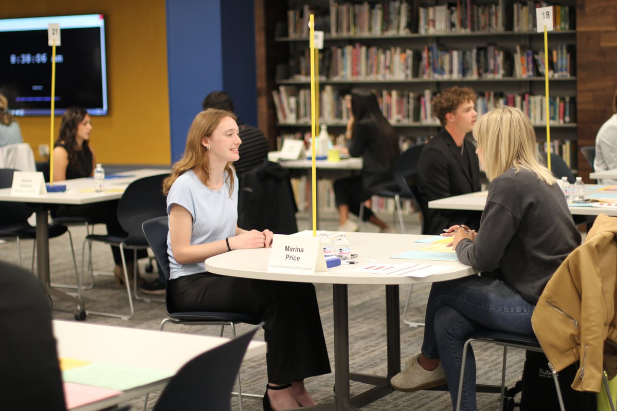 Our seniors were dressed for success as they participated in Mock Interviews. Thank you to all of our community members who participated in interviewing and Kristina Anderson, our Career Development Facilitator, for making today such a success!
