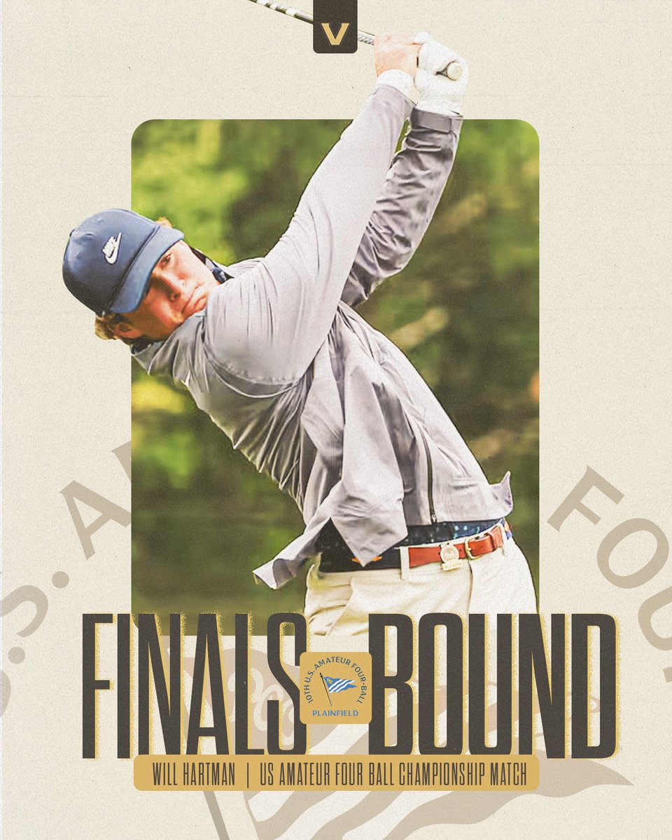 Will Hartman is Finals Bound at the U.S. Amateur Four Ball Championship 

📊 | championships.usga.org/usamateurfourb…

#AnchorDown