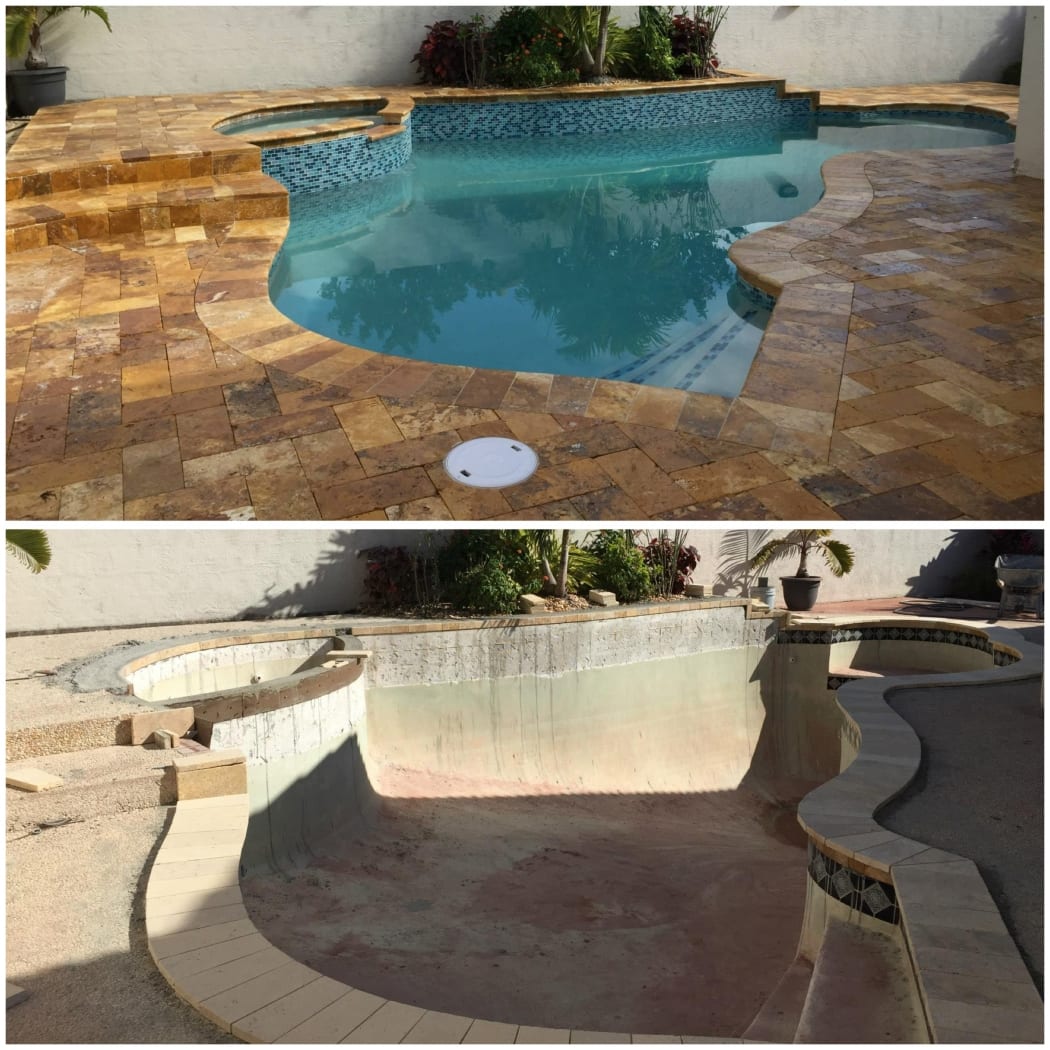 P0olPatioDesign's tweet photo. Does your pool need a complete overhaul? Take your pool from this to this with our expert services today: https://t.co/HGJJ8ZMm1a

#PoolPatioDesign #Custom #Swimming #Pool #PompanoBeach #Remodeling #Pergola #Kitchen #Installation #Remodel #Design https://t.co/gObkdcD0VD