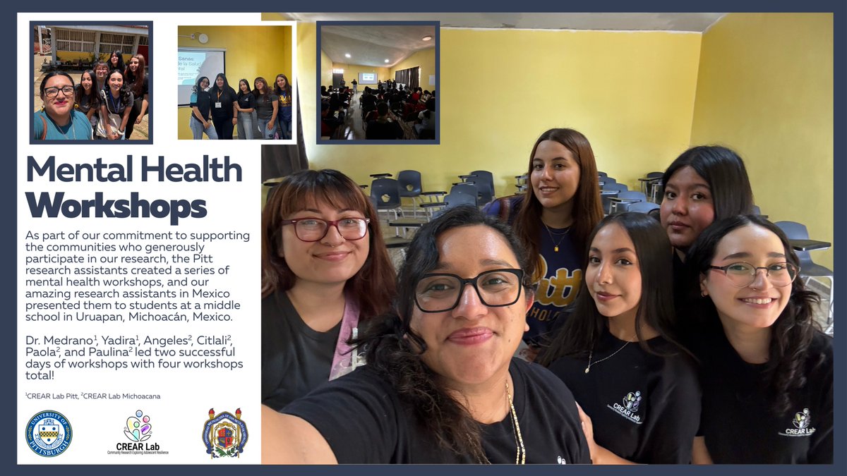 We wrapped up 4 amazing mental health workshops for adolescents in Uruapan! 🌟 Big thanks to Dr. Medrano, Yadira, Angeles, Citlali, Paola &amp; Paulina for leading. Students learned about mental health, signs of distress, &amp; community resources. #MentalHealthMatters #CommunityImpact