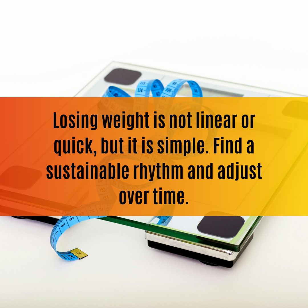 beyondbwtrain's tweet photo. About 1 pound of fat = 3,500 calories.

👉 A deficit of 500 calories/day = about 1 pound lost per week.

👉 A deficit of 250 calories/day = about ½ pound lost per week.

Real fat loss is gradual. Faster isn’t better if you can’t maintain it!

#nutrition #healthylifestyle https://t.co/9HM9DDmSoC