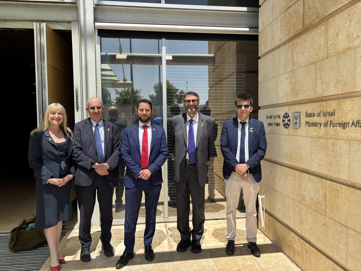 Phil Rosenberg (@philr_r) on Twitter photo With Israel in the news a lot over the last days, including tensions in the UK-Israel bilateral relationship, a <a href="/BoardofDeputies/">Board of Deputies of British Jews</a> delegation has been on the ground trying to narrow gaps and mend bridges, ensuring aid and enhancing trade. We started today at the <a href="/IsraelMFA/">Israel Foreign Ministry</a>.
🇬🇧🇮🇱🎗️ With Israel in the news a lot over the last days, including tensions in the UK-Israel bilateral relationship, a <a href="/BoardofDeputies/">Board of Deputies of British Jews</a> delegation has been on the ground trying to narrow gaps and mend bridges, ensuring aid and enhancing trade. We started today at the <a href="/IsraelMFA/">Israel Foreign Ministry</a>.
🇬🇧🇮🇱🎗️