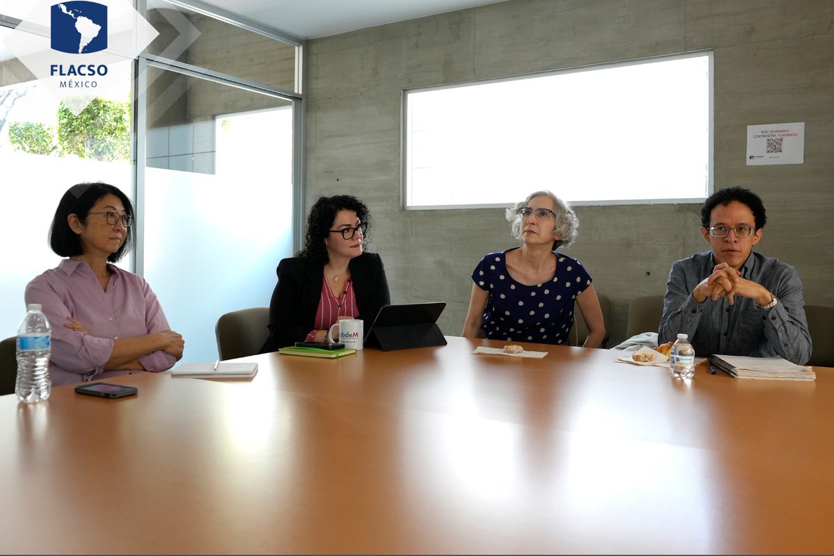 FlacsoMx's tweet image. El pasado lunes 19 de mayo se celebró la primera sesión del Comité Académico del Laboratorio de Métodos (#LabdeM). 

Al ser un órgano colegiado para la planificación y toma de decisiones, el Comité Académico es un paso más en la consolidación del Eje Transversal de #Metodología…